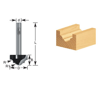 Classical Groove Router Bit