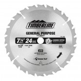 175-24B Carbide Tipped Professional Specialty All Purpose 7-1/4 Inch Dia x 24T ATB, 18 Deg, 5/8 Bore with Diamond Knockout