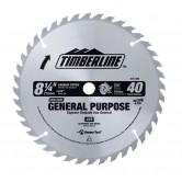 215-400 Carbide Tipped General Purpose 8-1/4 Inch Dia x 40T ATB, 20 Deg, 5/8 Bore with Diamond Knockout