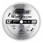 300-100 Carbide Tipped Finishing Blade For Miter Saw/Stationary Table Saw 12 Inch Dia x 100T ATB, 0 Deg, 1 Inch Bore Packaged in an Industrial Box