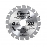 45020 Carbide Tipped Floor King Comparable to Roberts® 10-42, Designed for Jamb/Undercut 10-40 & 21600 Saws 4-1/4 Inch Dia x 20T ATB, 5 Deg, 5/8 & 20mm Bore