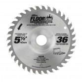 55036 Carbide Tipped Floor King Designed for Crain® Multi-Undercut Saws 5-1/2 Inch Dia x 36T ATB, 18 Deg, 22.22mm Concave Bore
