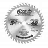 55040 Carbide Tipped Floor King Designed for Crain® Multi-Undercut Saws 5-1/2 Inch Dia x 40T ATB, 12 Deg, 14mm Bevel Bore