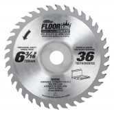 63036 Carbide Tipped Floor King Comparable to Roberts® 10-47-2, Designed for Jamb/Undercut 10-46 & 10-55 Saws 6-3/16 Inch Dia x 36T ATB, 18 Deg, 20mm Concave Bore
