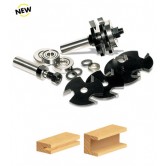 270-62 1/2" Dia Arbor with Nuts and Washers for Multi 3-Wing Slot Cutter Set