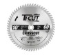 10060 Carbide Tipped Ti-Cut™ General Purpose & Finishing 10 Inch Dia x 60T ATB, 10 Deg, 5/8 Bore