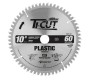 10061-30 Carbide Tipped Ti-Cut™ Plastic 10 Inch Dia x 60T MTC, -2 Deg, 30mm Bore