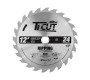 12024-30 Carbide Tipped Ti-Cut™ General Purpose & Finishing 12 Inch Dia x 24T ATB, 10 Deg, 30mm Bore