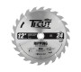 12024 Carbide Tipped Ti-Cut™ General Purpose & Finishing 12 Inch Dia x 24T ATB, 10 Deg, 1 Inch Bore