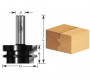 470-10 Carbide Tipped Glue Joint 1-7/8 Dia x 1-3/32 x 1/2 Inch Shank for 3/4 to 1 Inch Material